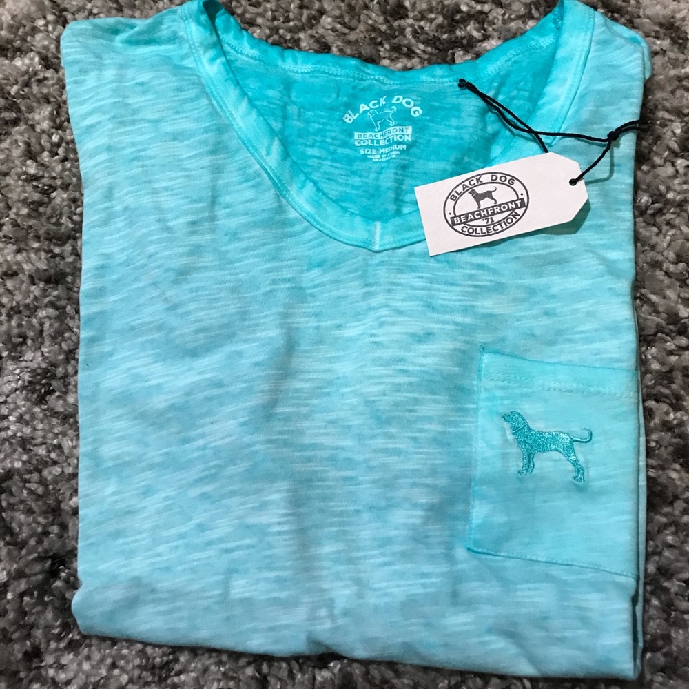 Black Dog Beachfront Collection Pocket Tee